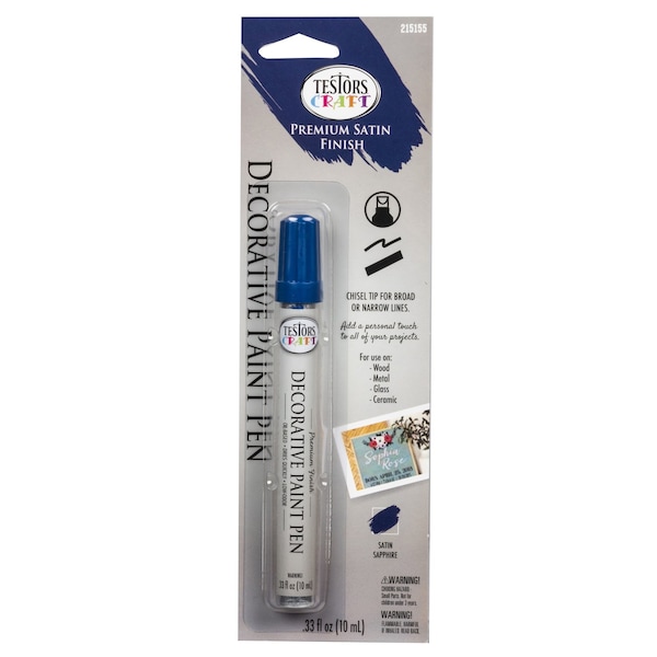 Testors Craft Testors Satin Sapphire Paint Pen Interior 0.33 oz 215155 - main